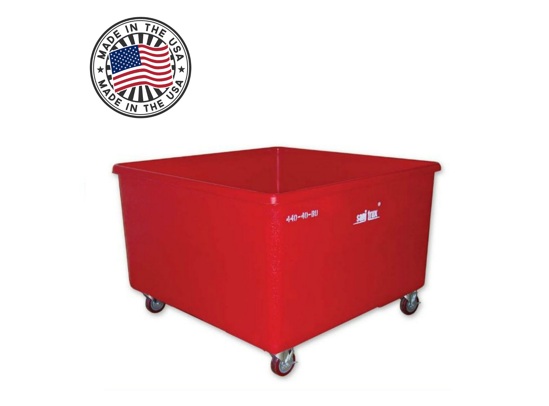 Sanitrux® Utility Cart On Wheels 440-40