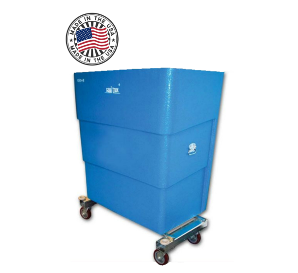 Sanitrux® Trash Cart TC-35-FL – Commercial Heavy Duty Laundry Carts on  Wheels